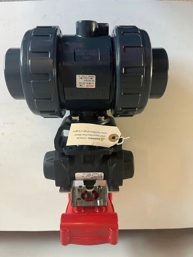 Asahi 2" PVC Actuated Ball Valve V2ALVUES8050 with AP79PG5 Actuator