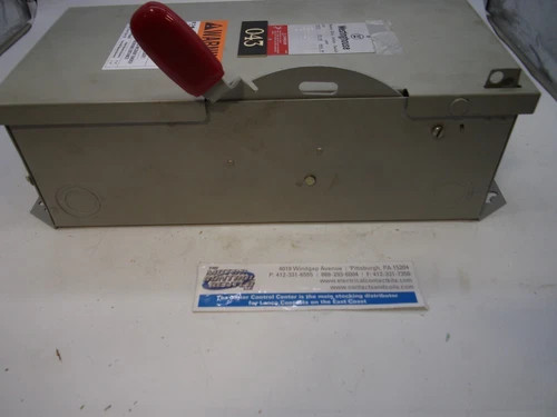 Westinghouse HFN362 Heavy Duty Safety Switch, 60A, 600V, 3-Pole, Fusible, NEMA 1 — product image 6 of 8