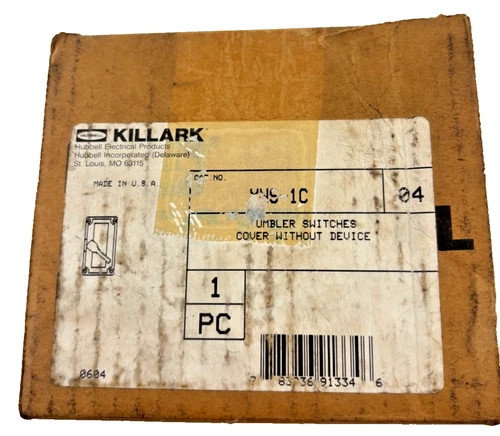 Hubbell Killark XNS-1C Explosion-Proof Snap Switch — primary product image