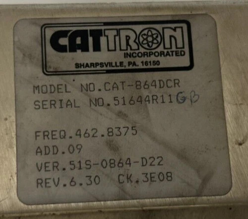 Cattron Theimeg CAT-864DCR Receiver Decoder — product image 2 of 4