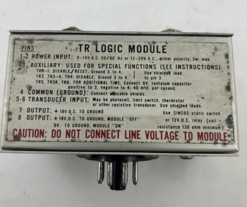 Micro Switch TR5 Logic Module 15V 50/60Hz — product image 3 of 4