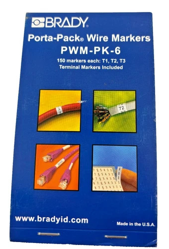 Brady PWM-PK-6 Porta-Pack Wire Markers