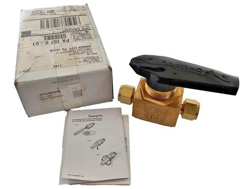 Swagelok Brass Ball Valve B-45S8, 1/2" Tube OD — product image 8 of 8