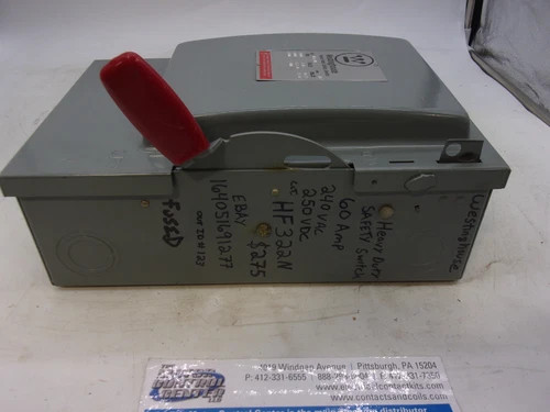 Westinghouse Heavy Duty Safety Switch HF322N — product image 7 of 9