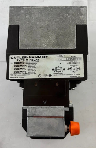 Cutler-Hammer D26MRD005B1 Type M Machine Tool Relay with Pneumatic Timer Attachment — product image 2 of 6