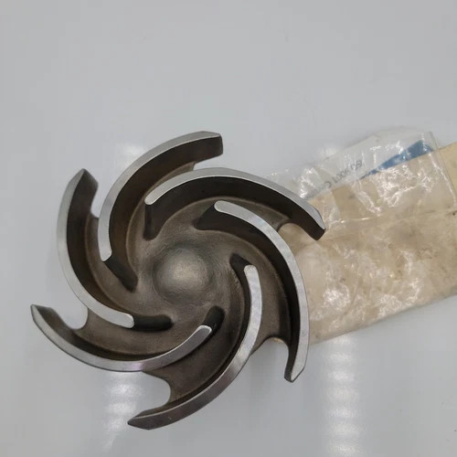 Goulds 3196 MTX Centrifugal Pump Impeller, 2x3-6, 6 Vane, 5.875" Diameter, 316SS — product image 6 of 9
