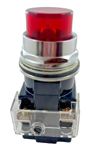 Furnas Oil Tight Pilot Light 52PA4J2 Transformer Type 480V AC Red — product image 3 of 9