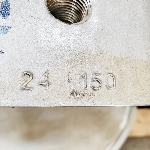 Neles Jamesbury 24" CL-150 Wafer Sphere Butterfly Valve 316SS 8151-113600XZ — product image 4 of 12