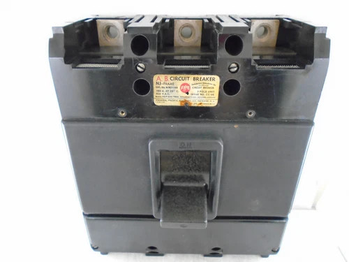 Federal Pacific NJ631150 150A 3-Pole 600VAC Circuit Breaker
