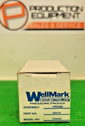 WellMark CEMCO Major Pressure Prover Probe Assembly F505S 1/2" NPT