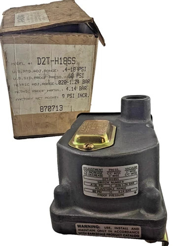 Barksdale D2T-H18SS Diaphragm Pressure Switch — product image 8 of 8
