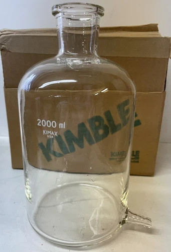Kimble Kimax 14605 2000ml Glass Aspirator Bottle