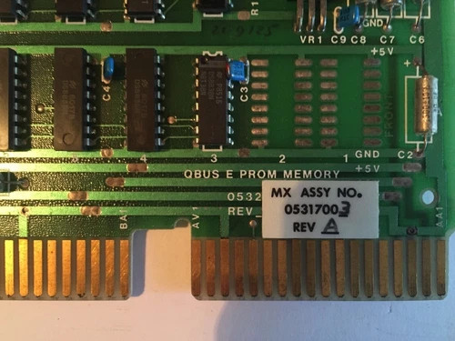 Measurex 05317003 QBUS E PROM Memory Board Assembly — product image 3 of 3