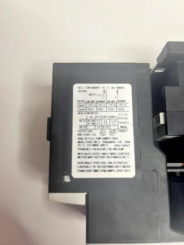Siemens 3RU1136-4DB0 Overload Relay 18-25 Amp with 3RT1033-1A Contactor — product image 4 of 6