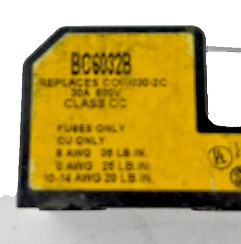 Bussmann BC6032B 2-Pole Class CC Fuse Block — product image 5 of 5
