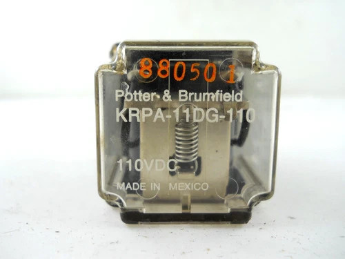 Potter & Brumfield KRPA-11DG-110 110VDC General Purpose Relay