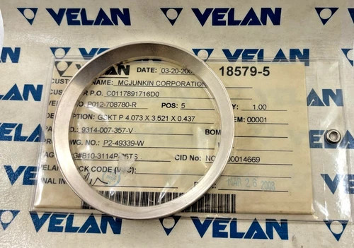 Velan Spiral Wound Gasket GSKT P 4.073 x 3.521 x 0.437 9314-007-357-V