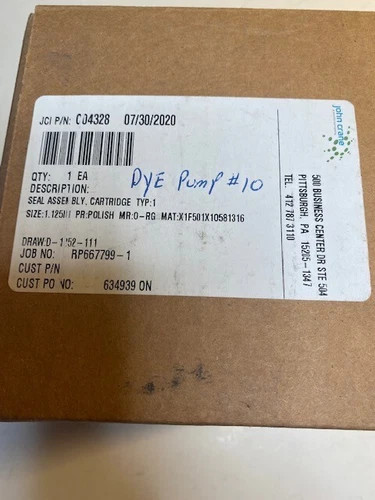 John Crane Type 1 Mechanical Seal Cartridge 1.125 Inch — product image 2 of 3