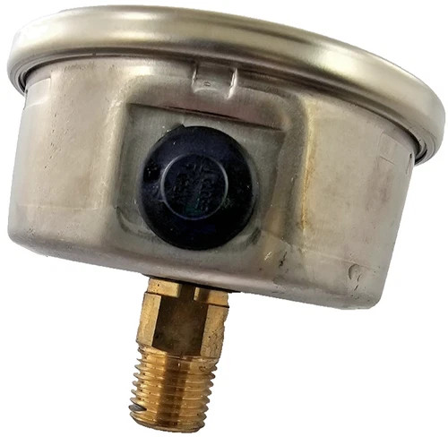 Noshok 25-500 Liquid Filled Pressure Gauge, 0-200 PSI, 2.5" Dial, 1/4" NPT Bottom Connection — product image 2 of 5