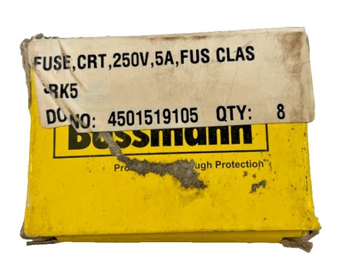 Cooper Bussmann FRN-R-5 Class RK5 Dual-Element Time-Delay Fuse (Box of 8) — product image 5 of 5