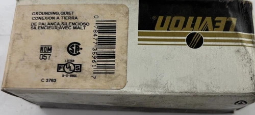 Leviton 1222-2 Double-Pole 20A Toggle Switch — product image 5 of 6