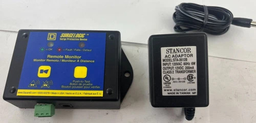 Square D SurgeLogic TVS12RMU Remote Monitor for Surge Protective Devices — primary product image