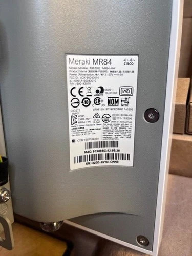 Cisco Meraki MR84-HW High Performance 802.11ac Wave 2 Outdoor Wireless Access Point — product image 4 of 9