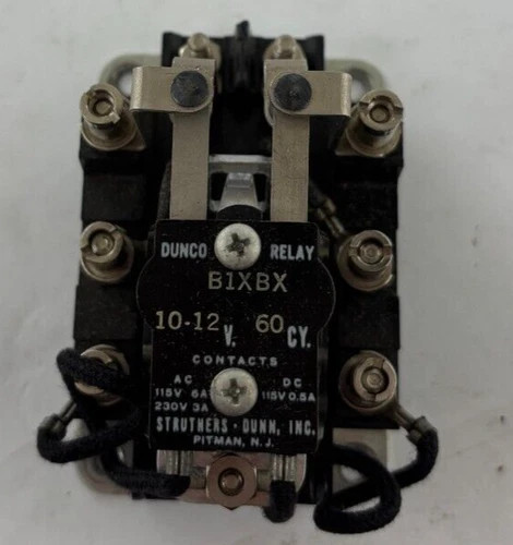 Struthers-Dunn Dunco Relay B1XBX 10-12V 60CY — product image 2 of 6