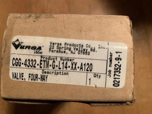 Versa 4-Way Pneumatic Valve CGG-4332-ETM-G-L14-XX-A120