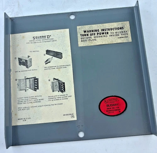 Square D PTB-13 100 Amp Plug-In Busway Tap Box — product image 2 of 5