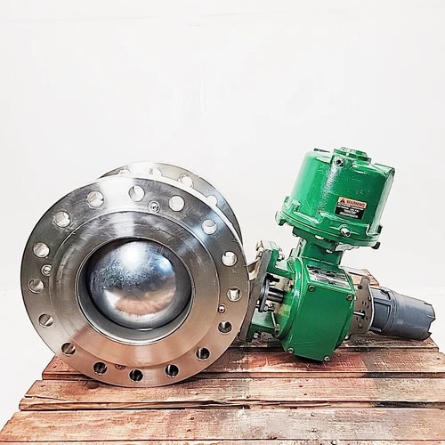 Fisher 12" Vee-Ball V300 SER B CL300 Rotary Control Valve with 1061 Size 60 Pneumatic Actuator