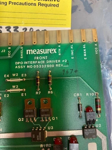 Measurex Honeywell 05332900 Front DPO Interface Driver #2 Circuit Board Module — product image 2 of 4