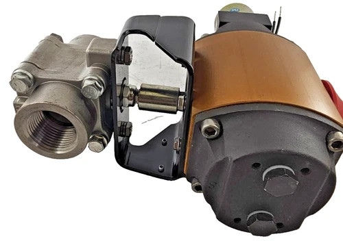 Flowserve Worcester Controls 10 39 S 120A R6 Pneumatic Actuator with 1" Ball Valve — product image 9 of 10