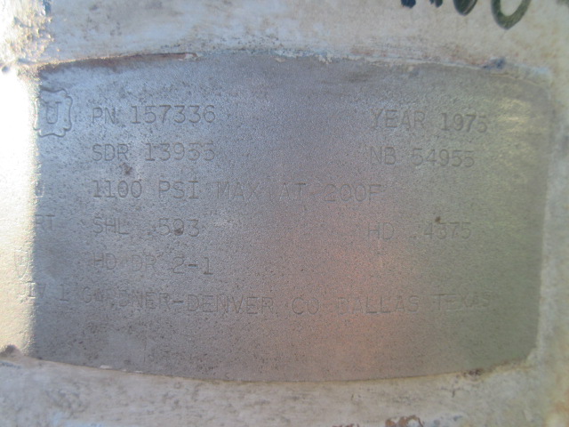 Gardner-Denver Vertical Gas Scrubber PN 157336, 14" x 4' — product image 7 of 9