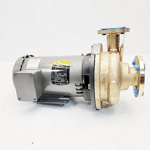 Ampco 2x1.5 ZC2 Bronze Centrifugal Pump with 3HP Baldor Motor — product image 3 of 8