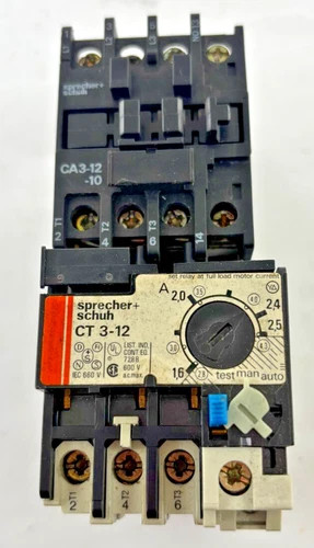 Sprecher + Schuh CT3-12 Thermal Overload Relay