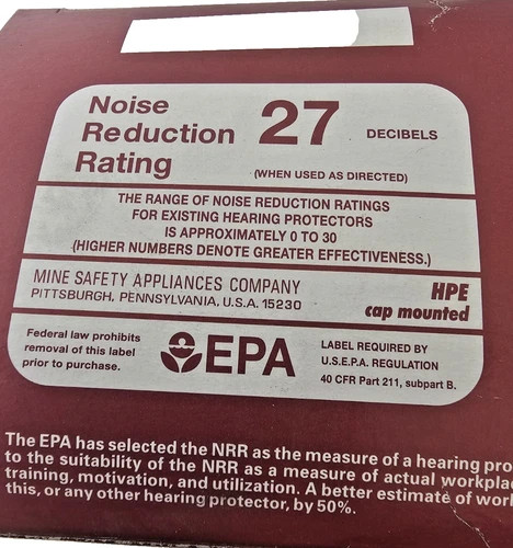 MSA HPE Cap-Mounted Earmuffs NRR 27 — product image 2 of 3
