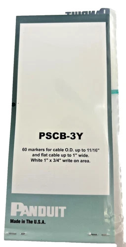 Panduit PSCB-3Y Self-Laminating Cable Marker Book — product image 2 of 3