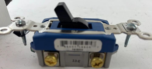 Pass & Seymour Legrand PS15AC2 Double Pole Toggle Switch, Brown — product image 3 of 6
