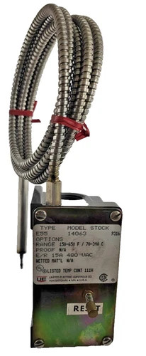 United Electric Controls Type E55 Temperature Switch Model 14063 — primary product image