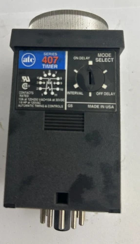 ATC Series 407 Multifunction Timer 407A500F3X 24-240VAC — product image 2 of 4