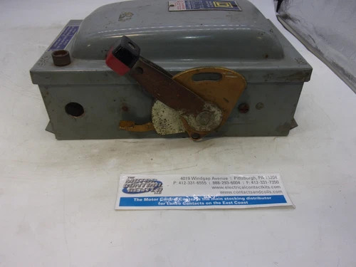 Square D H361A Heavy Duty Safety Switch, 30A, 600V, 3-Pole, Fusible, NEMA 12 — product image 6 of 8