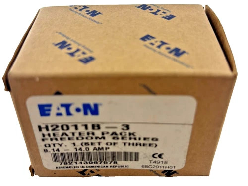 Eaton Freedom Series Heater Pack H2011B-3, 9.14-14.0 Amp, Set of Three — primary product image