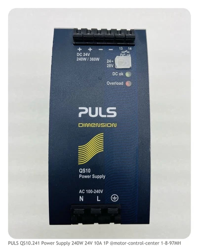 PULS QS10.241 240W 24V 10A DIN Rail Power Supply — product image 6 of 6