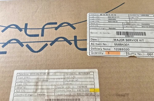Alfa Laval Major Service Kit 55884301 — product image 2 of 6