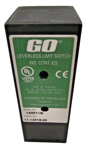 TopWorx GO Switch Leverless Limit Switch 11-12518-00