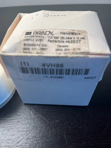 Brady HandiMark Vinyl Label Tape - 42027 Green and 42031 Red, 1" x 30' — product image 8 of 9