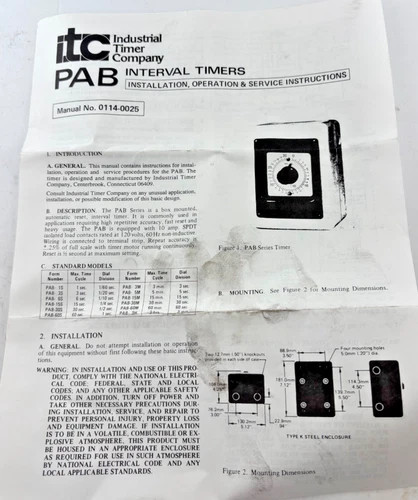 ITC PAB 60 Second Interval Timer — product image 7 of 7