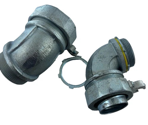 Eaton Crouse-Hinds LT15090G 1-1/2" 90-Degree Liquidtight Grounding Connector without Insulated Throat (Quantity 2) — product image 5 of 5