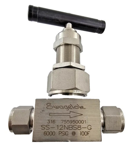Swagelok Stainless Steel Needle Valve SS-12NBS8-G — primary product image